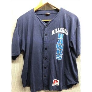 VTG Paramount Sportswear Boys High School Softball Shirt Hillcrest Hawks